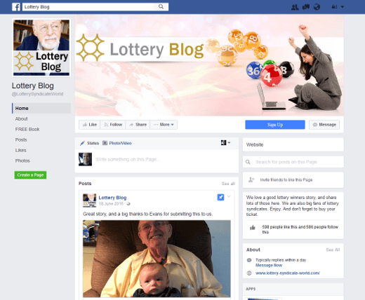 lottery blog on fb